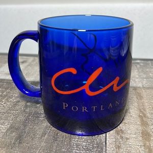 Vintage Cobalt Blue Mug Portland Art Museum New in Box